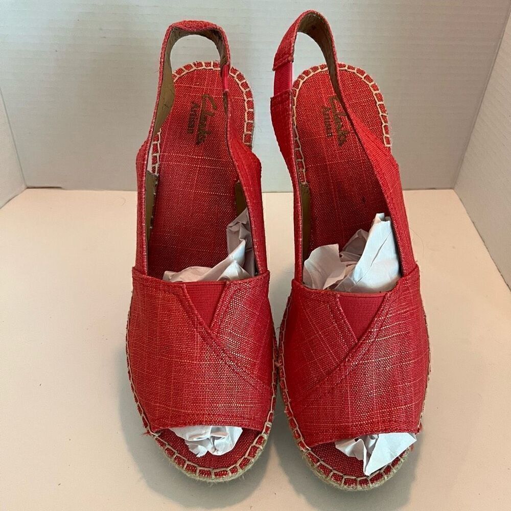 CLARKS Petrina Rhea Wedge Sandal 10 - Picture 2 of 10
